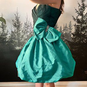 VINTAGE Francais Huey Waltzer 1980s Prom Homecoming Formal Party Dress